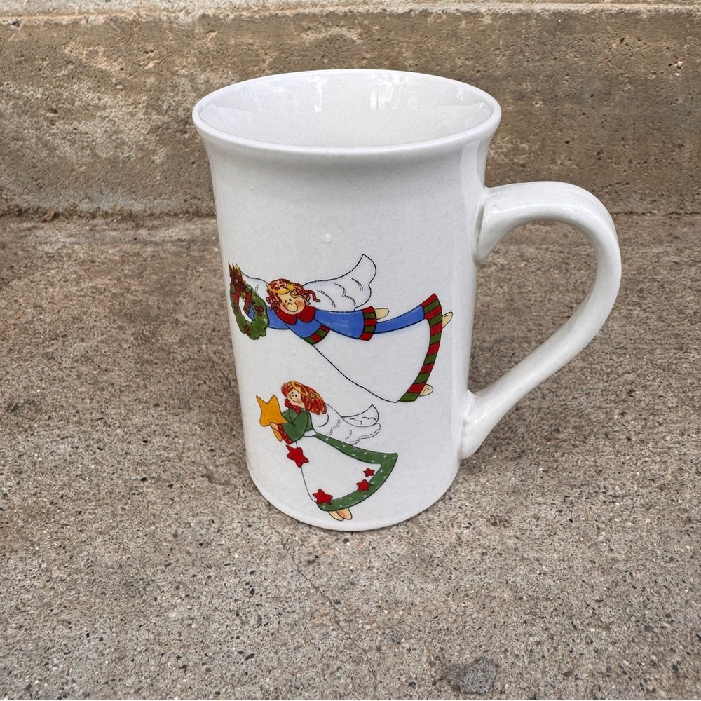 VTG Royal Norfolk Porcelain Mug‎ Angels Grannycore Cozy Christmas